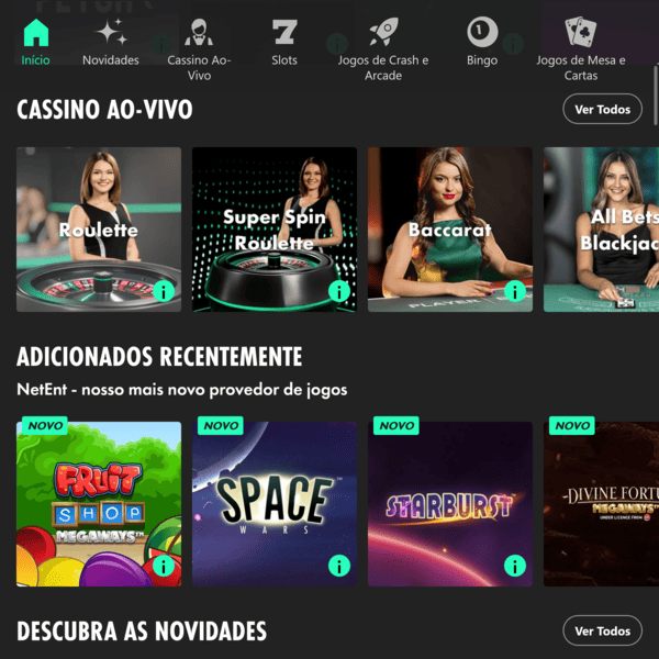 Cassino ao vivo com roleta
