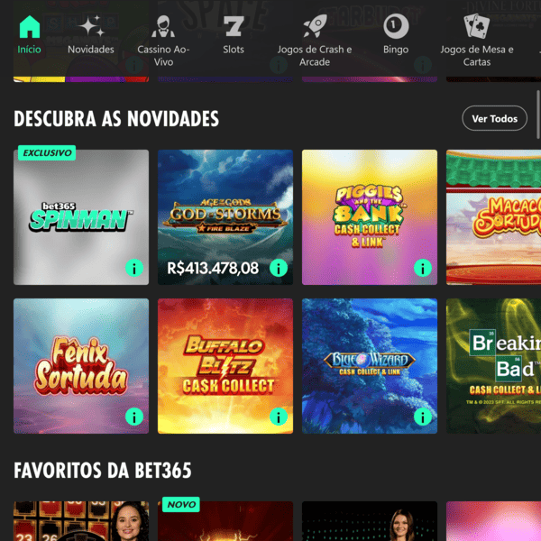 Novos jogos da NetEnt