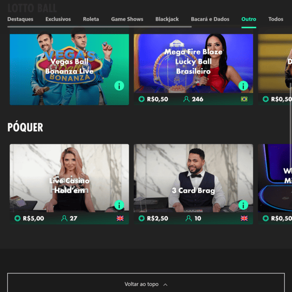 Roleta ao vivo com dealers